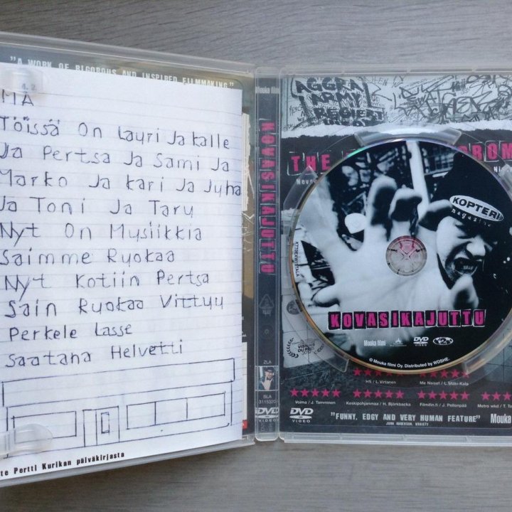 dvd Kovasikajuttu (The punk syndrome)