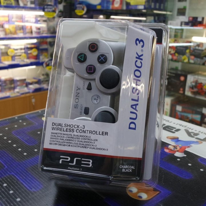 Dualshock 3 PS3 Серебро. Приставки'н