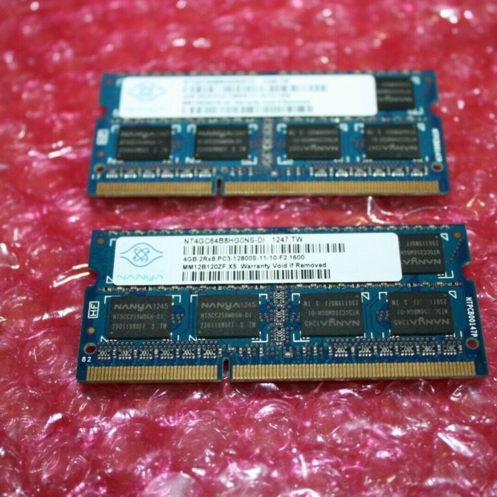 На ноутбук 8GB набор 2x4GB DDR3 1333Mhz 8гб ддр3