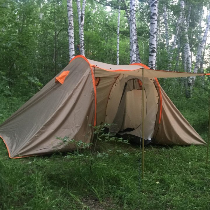 ⛺ Палатка 4 места, 2 комнаты.