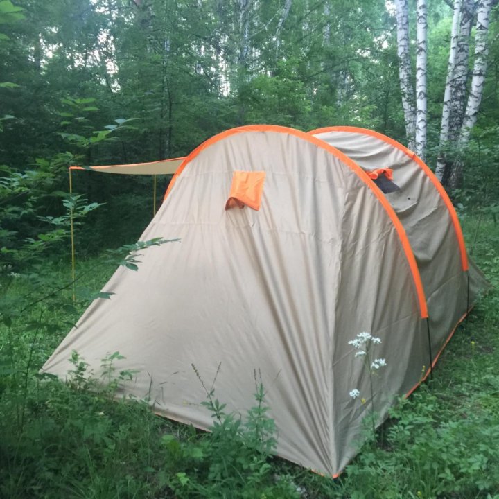 ⛺ Палатка 4 места, 2 комнаты.