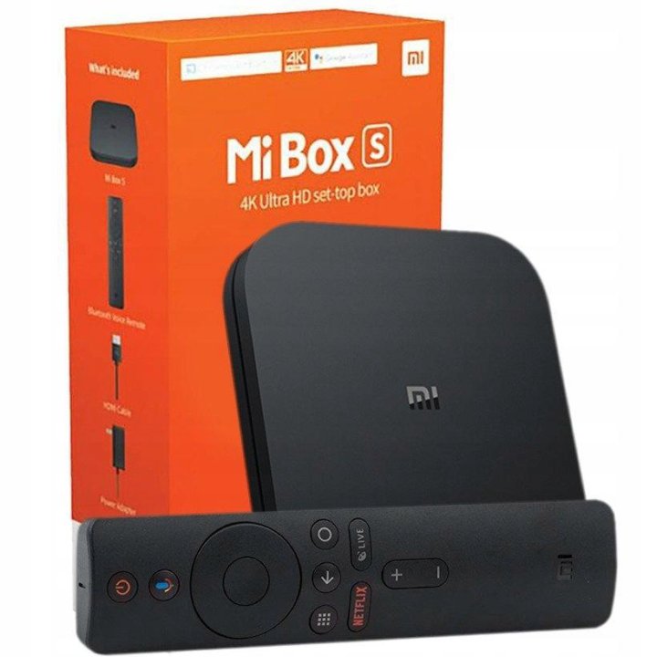 Медиаплеер Xiaomi Mi Box S Android TV Smart-TV