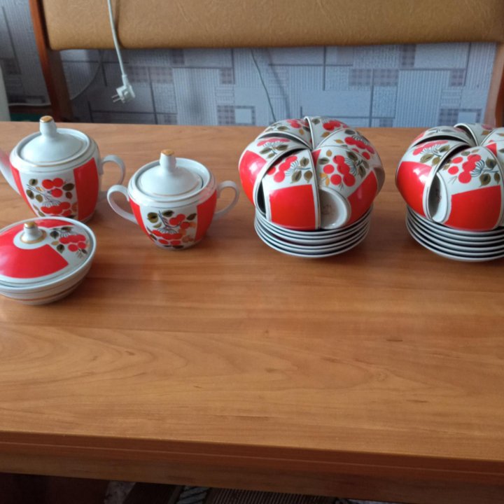 Чайный сервиз 27 предметов СССР