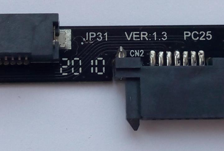 Переходник SATA hdd на SATA материнской платы