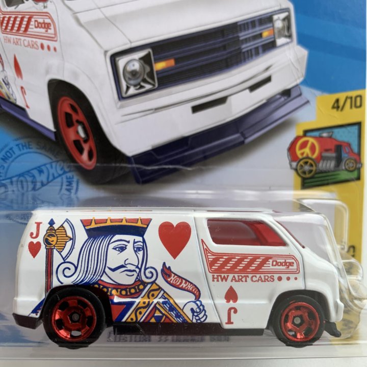 Редкая Hot wheels TH Custom Dodge Van 77