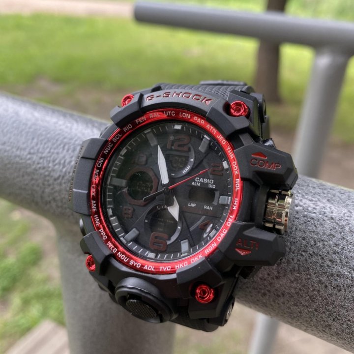 Часы Casio G Shock Черно Красные (новые) арт124