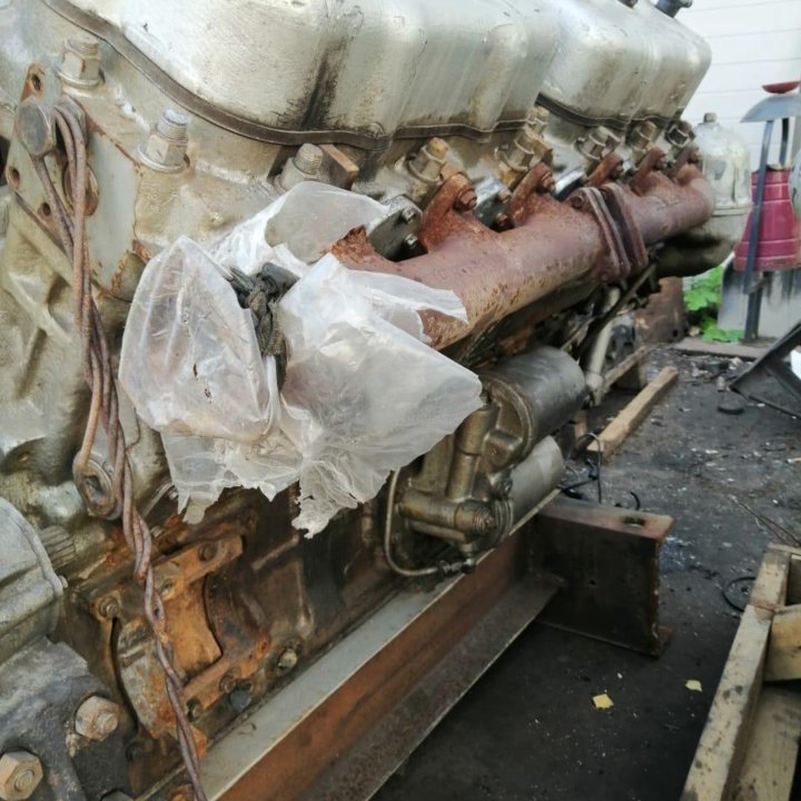 Двигатель ЯМЗ 240бм2 с общей головкой на Кировец