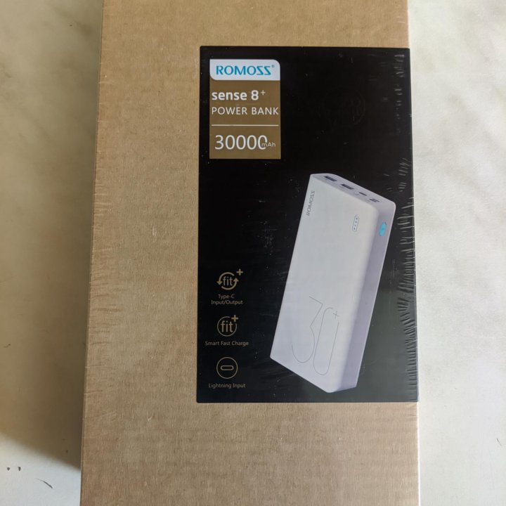 Power bank 30000 Romoss sense 8+ запечатанный