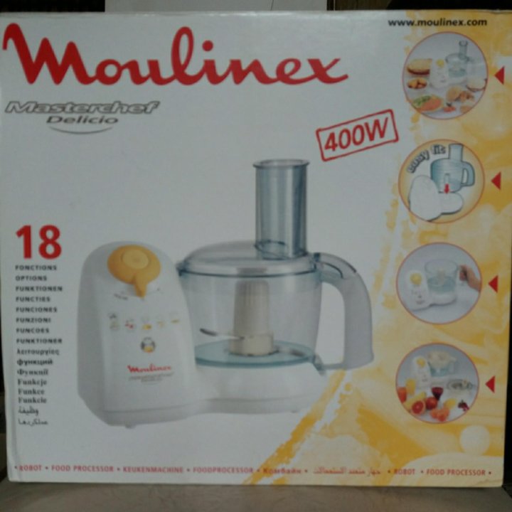 Кухонный комбайн moulinex новый.