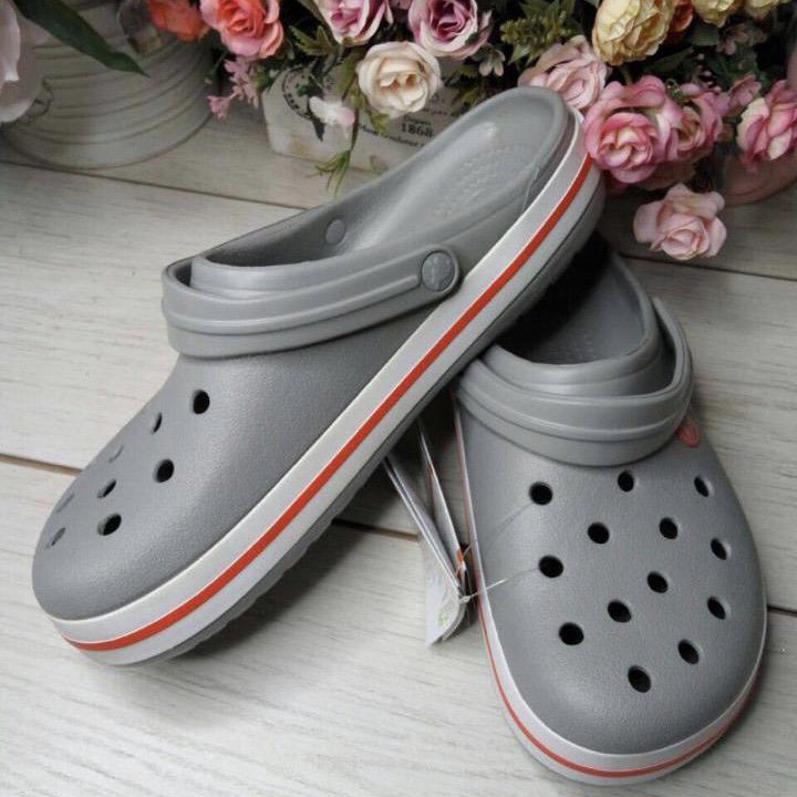 Crocs crocband clog серые