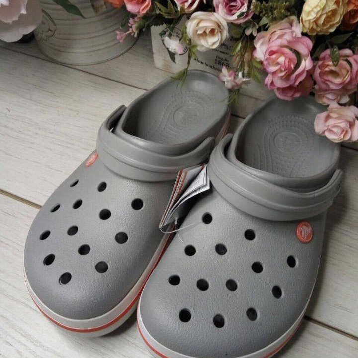 Crocs crocband clog серые