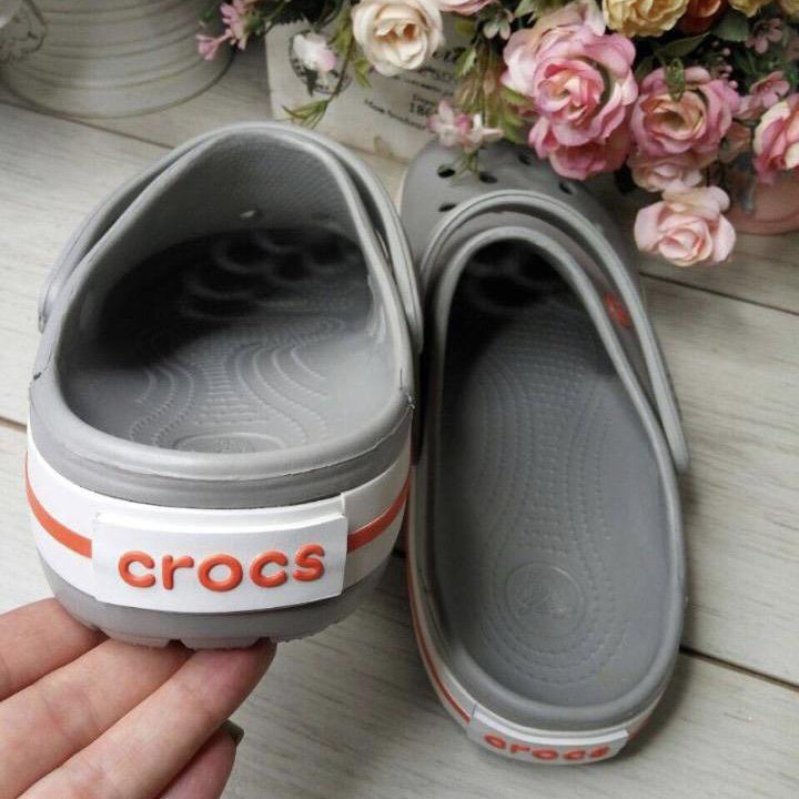 Crocs crocband clog серые