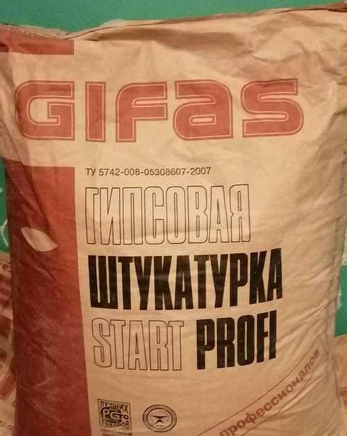 Штукатурка Gifas Start Profi 35 кг