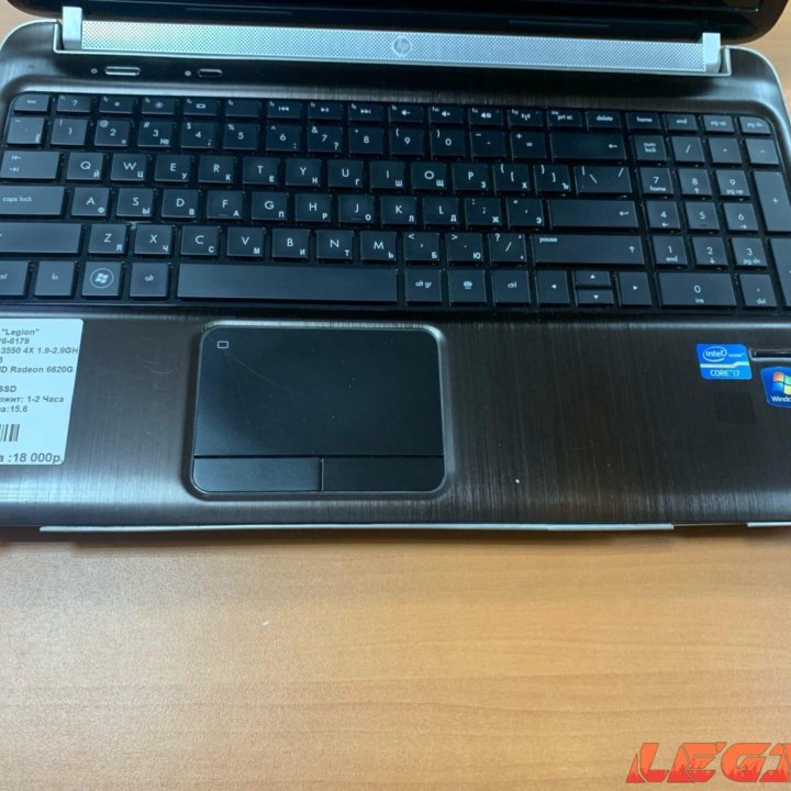 HP DV6/A8 3550/6GB/AMD HD 6620/256GB SSD/15.6