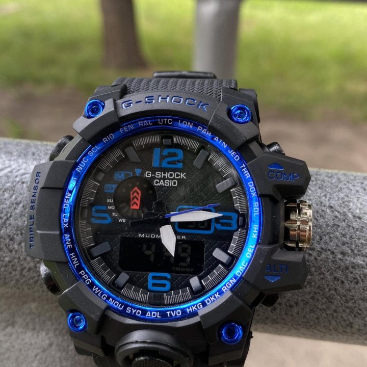 Casio G shock чёрно синие (новые) арт140