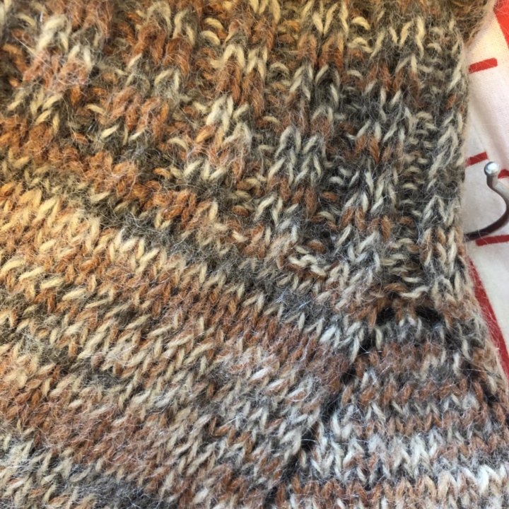 Вязаный воротник