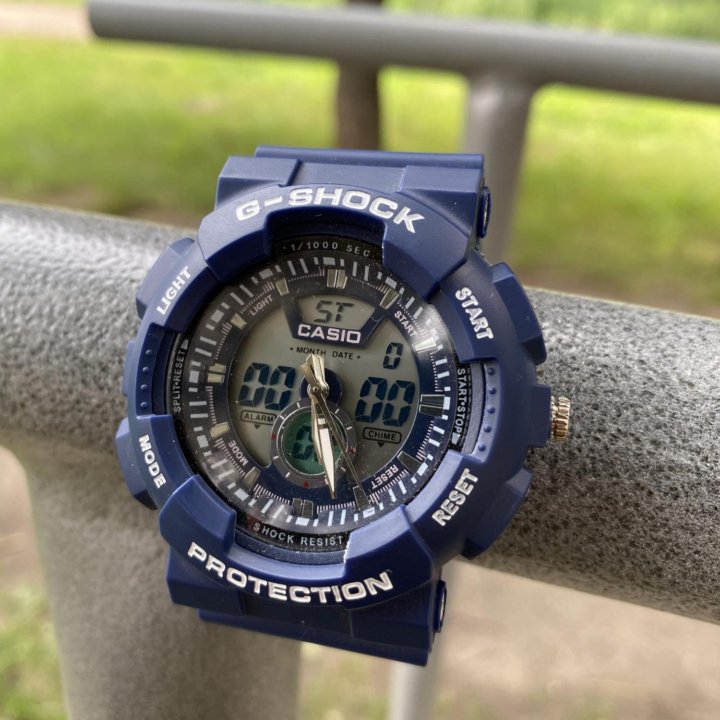 Часы Casio G Shock синие (новые) арт147