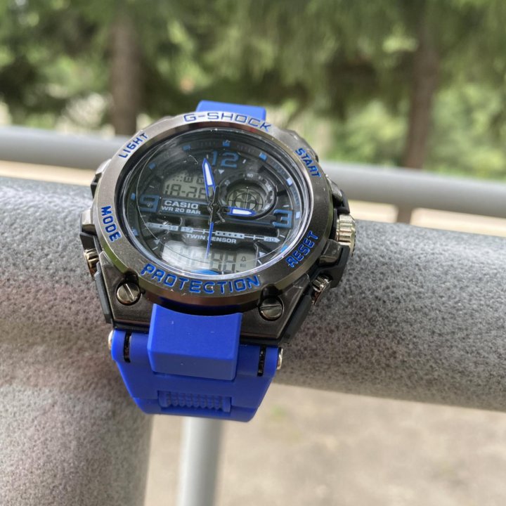 Часы Casio G Shock синие (новые) арт150