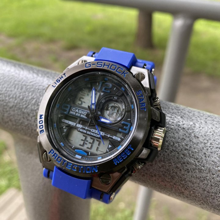 Часы Casio G Shock синие (новые) арт150