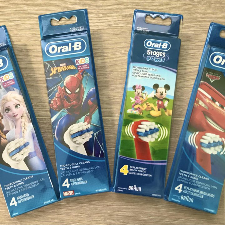 Сменные насадки для эл. щётки Oral-B, новые