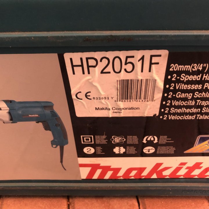 Продаю электродрель ударную Makita HP2051F малоб/у