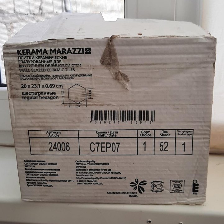 Плитка KERAMA MARAZZI коллекция Аньет