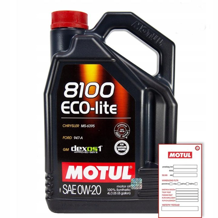 Motul 8100 0w20 Eco-lite 4л