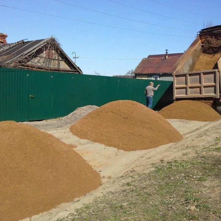 Песок, Щебень, Отсев, Керамзит в Синявино