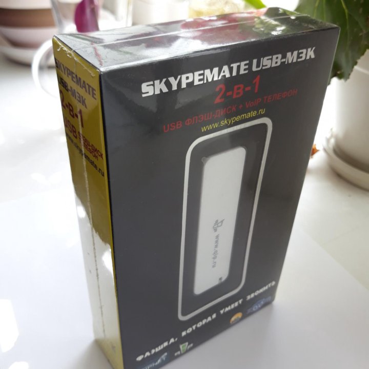 Новый USB VoIP-телефон + флэшка SkypeMate USB-M3K