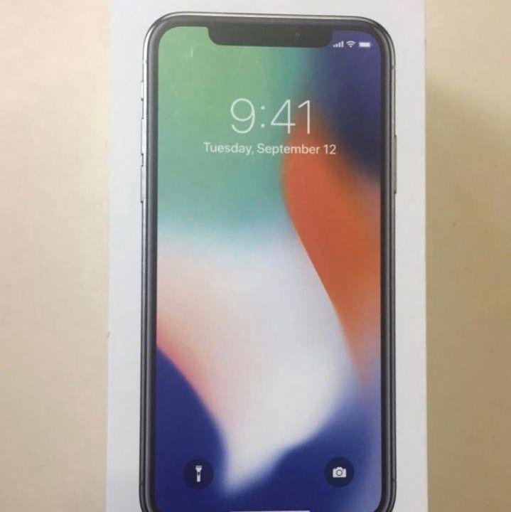 iPhone X 64gb Silver идеал