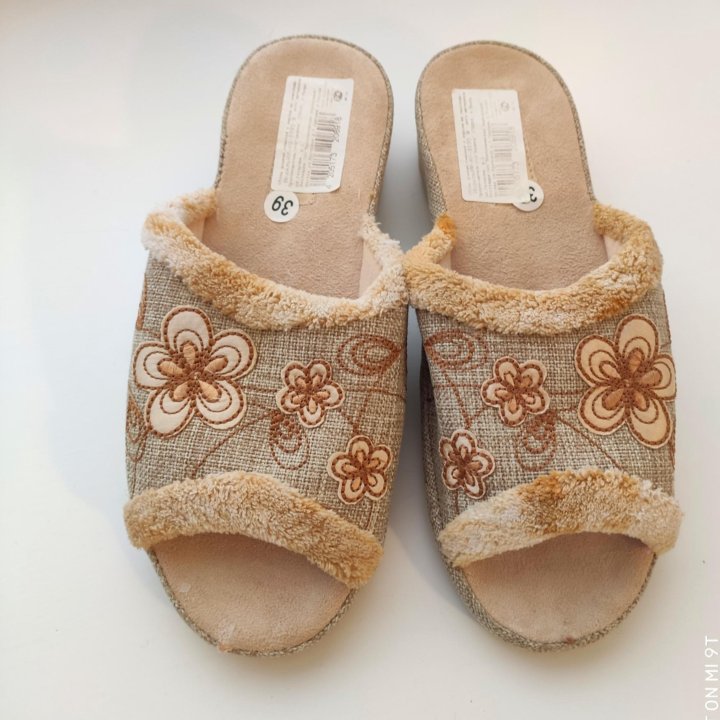 Тапки текстильные 39