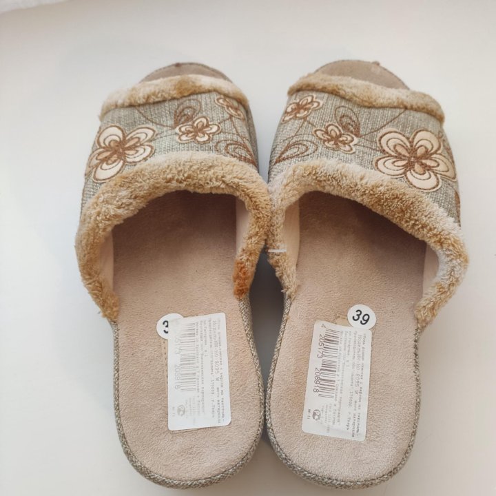 Тапки текстильные 39