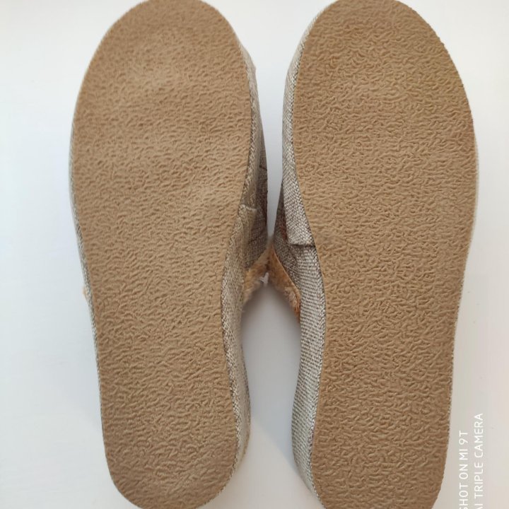 Тапки текстильные 39