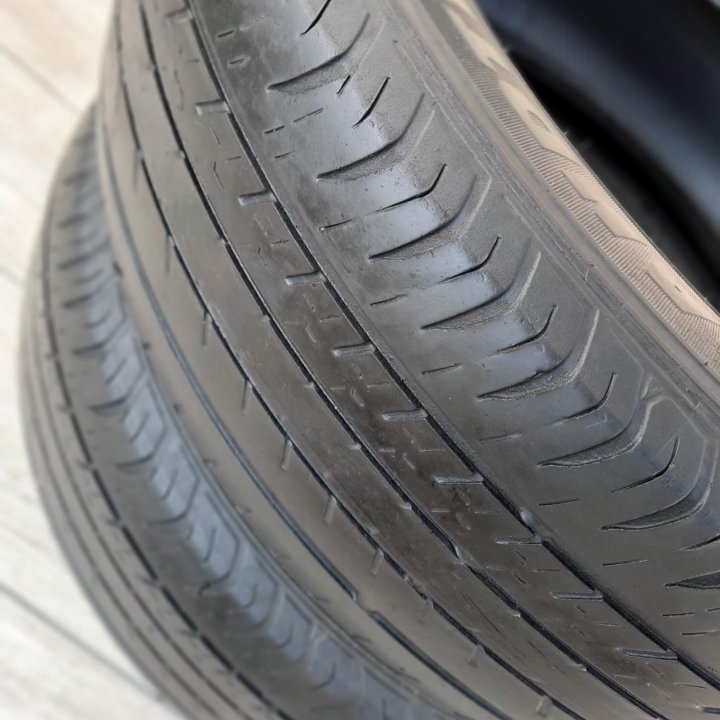 225/60/18, Dunlop, 2 шт, лето шины