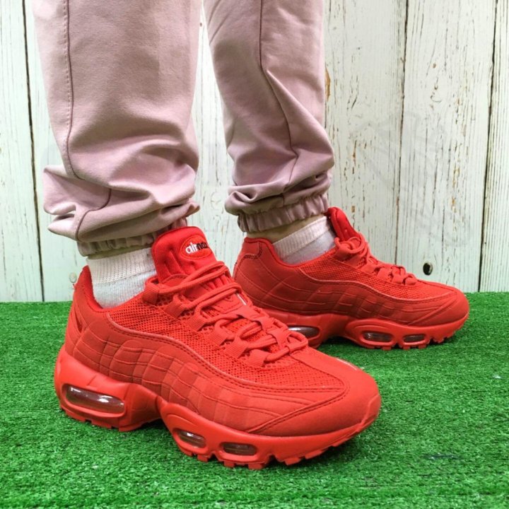 Кроссовки Nike Air Max 95 red красные Р36-37