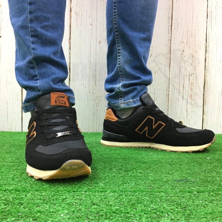 Кроссовки New Balance 574 черные Р41-46