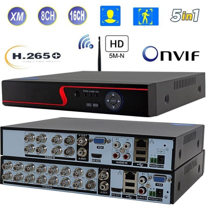 Видеорегистратор AHD XDVR 8CH 5M-N Wi-Fi P2P Xmeye