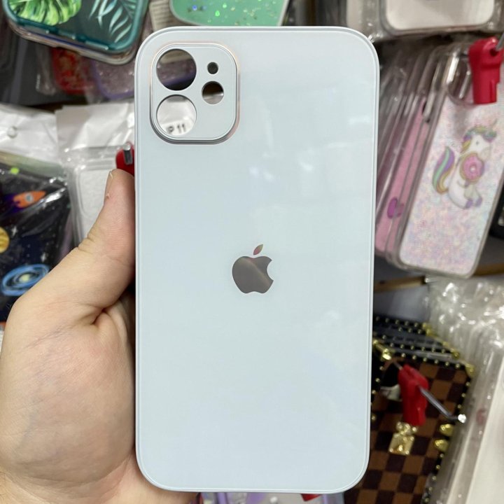 Стеклянные чехлы для iphone 11/11pro/11pro Max/12