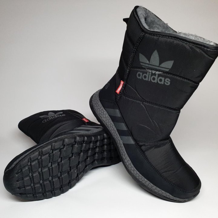 Дутики зимние Adidas. Мех (Размеры 40-45)