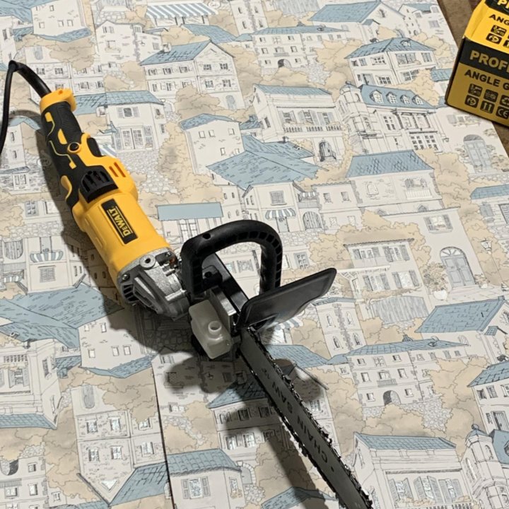 Ушм болгарка DeWALT+ насадка пила