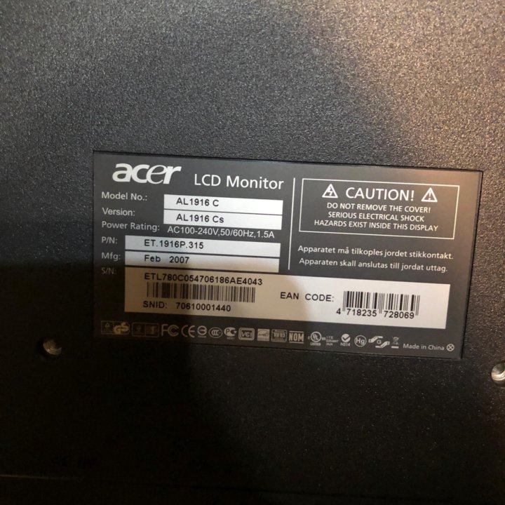 монитор Acer