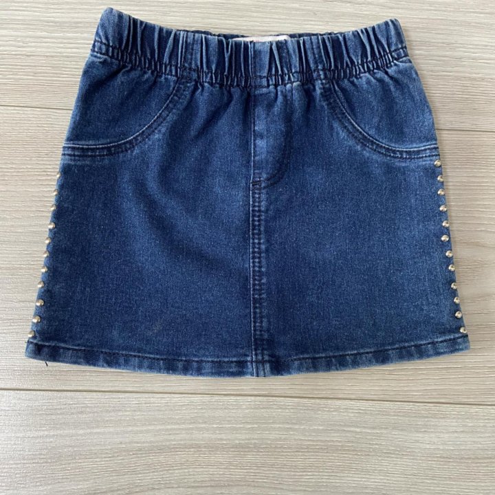 Юбка джинсовая для девочки, р. 92