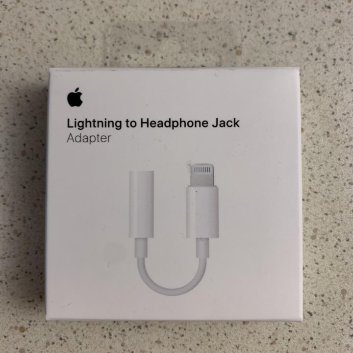 Apple Адаптер lighting to headphone jack оригинал