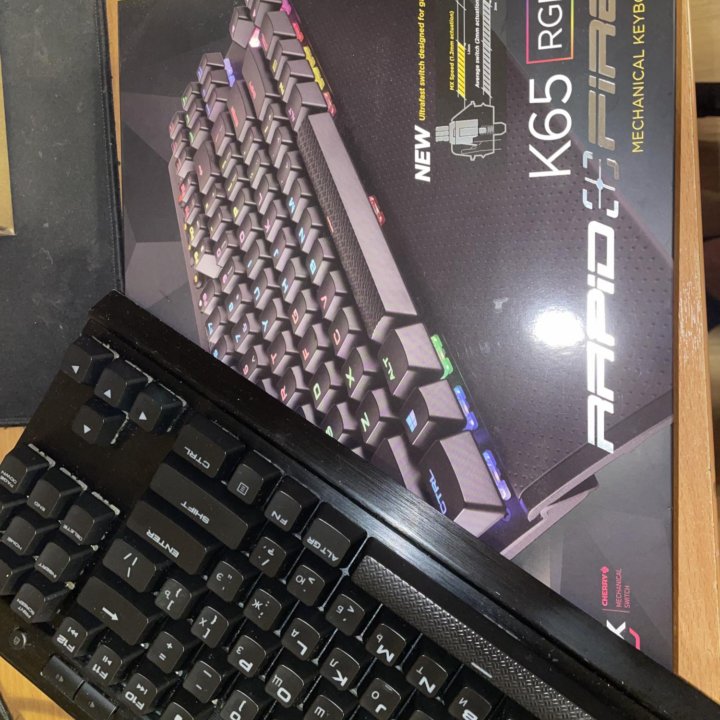 Клавиатура Corsair K65 rapidfire rgb