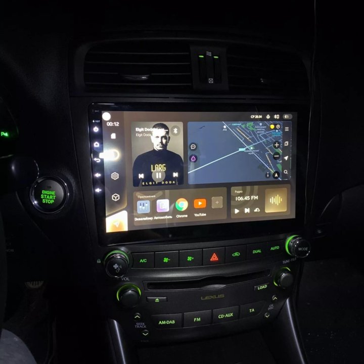 Lexus IS250 Android штатная магнитола teyes