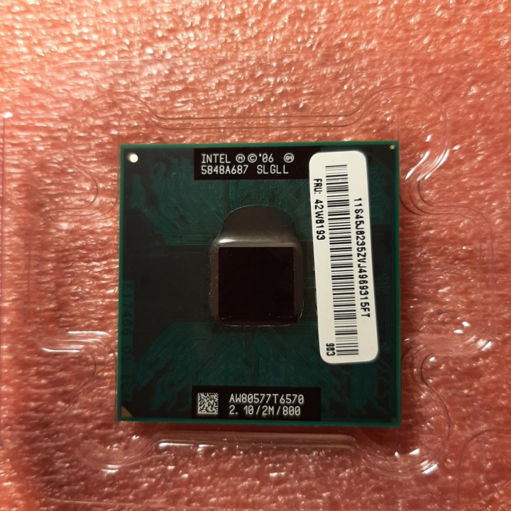Процессор для ноута intel Core 2 Duo T6570