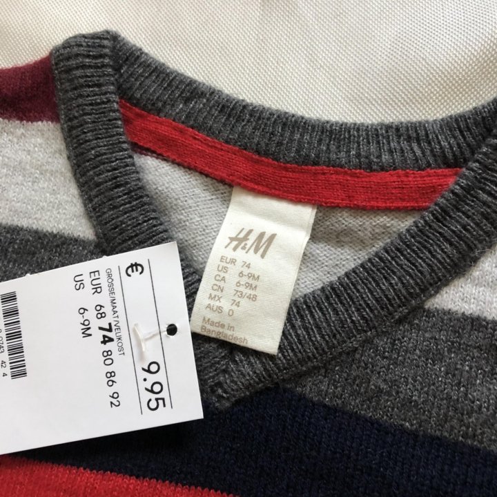 Джемпер H&M 74 размер