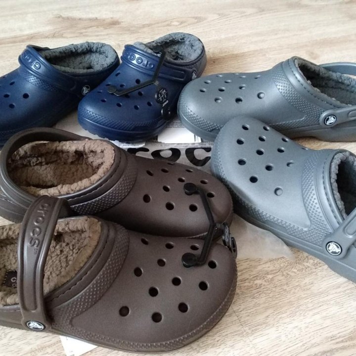 Сабо CROCS р34-37 Classic Lined Clog. Оригинал.