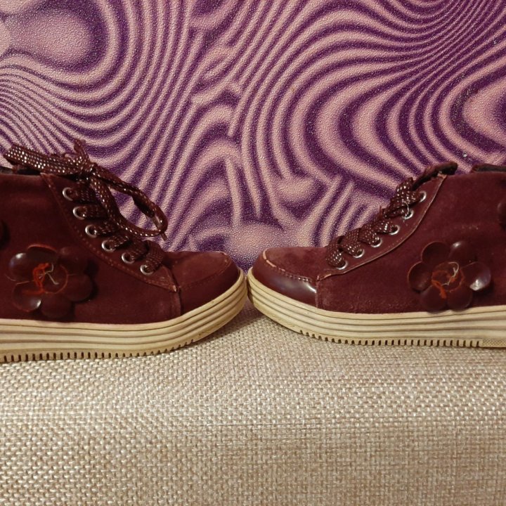 Ботинки осенние для девочки 27 размер