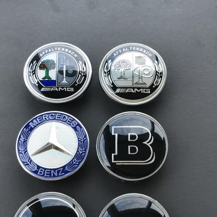 Заглушка оригинал на капот на все модели Mercedes